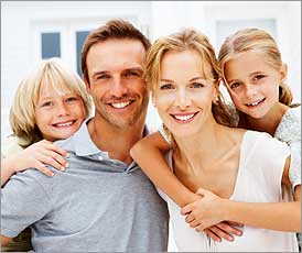 Photo of a happy family